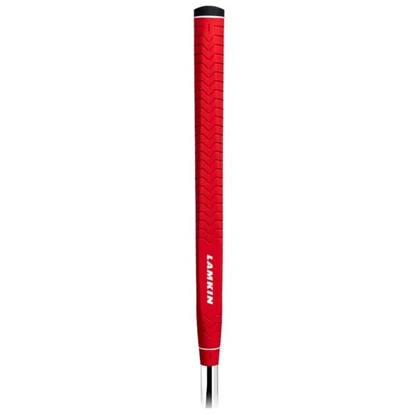 Deep Etched Paddle Putter Grip Red