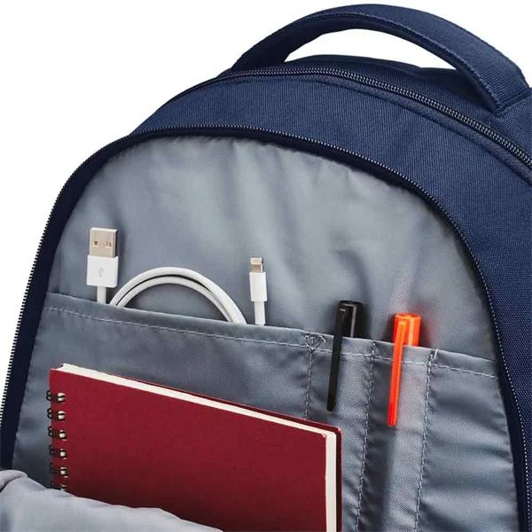 Under Armour Hustle 5.0 Backpack Blue 409 - Image 3