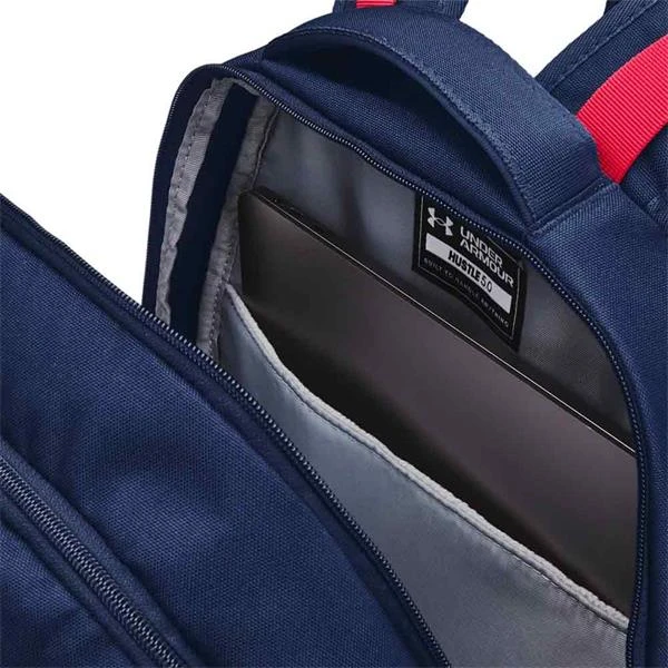 Under Armour Hustle 5.0 Backpack Blue 409 - Image 4
