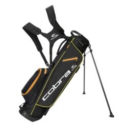 COBRA Ultralight Sunday Stand Bag Black-Gold Fusion