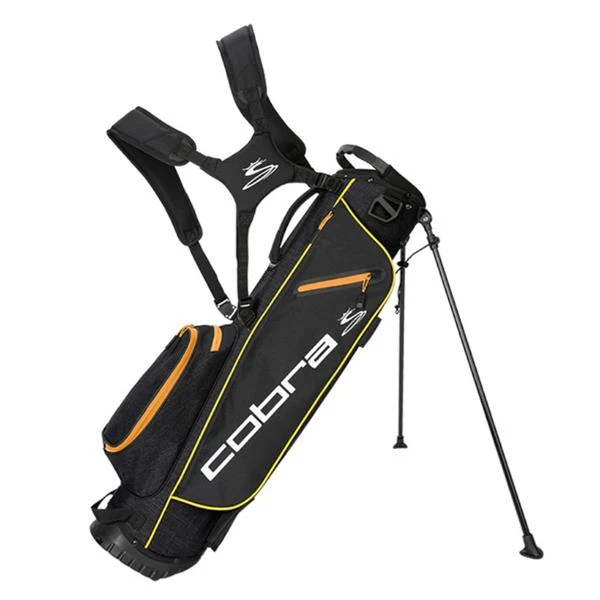 COBRA Ultralight Sunday Stand Bag Black-Gold Fusion