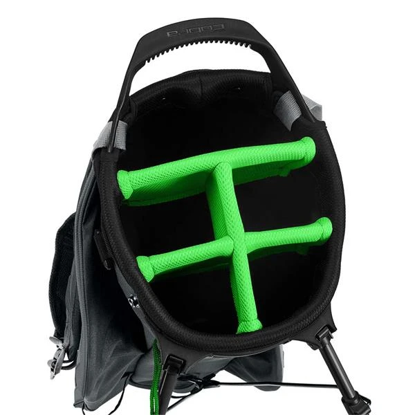 COBRA Ultralight Pro+ Stand Bag Quiet Shade/Green Gecko - Image 2