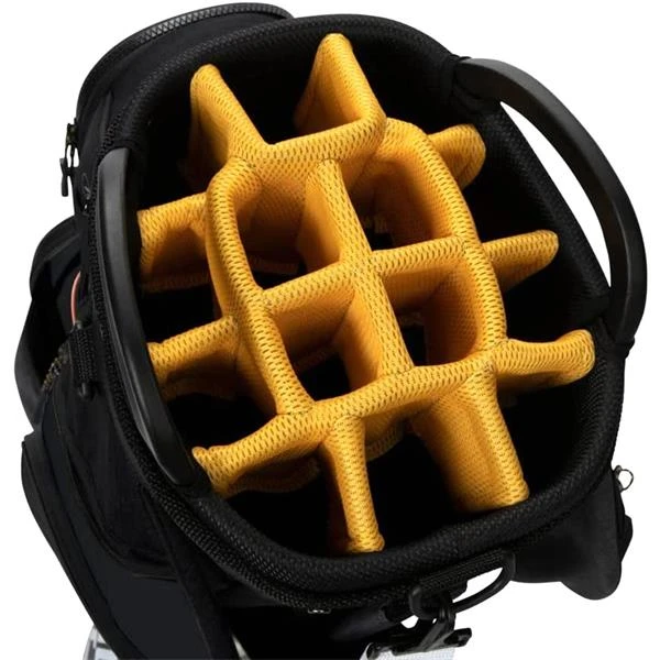 COBRA Ultralight Pro Cart Bag Black-Gold Fusion - Image 2