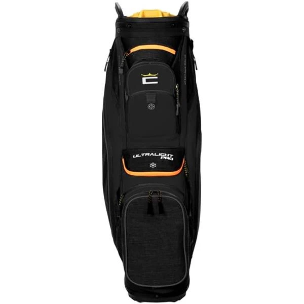 COBRA Ultralight Pro Cart Bag Black-Gold Fusion - Image 4