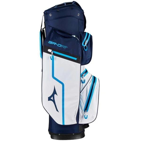 Mizuno BR DRI W/P Cart Bag 14 Way Divider Navy White - Image 5