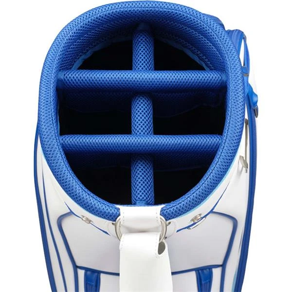 Mizuno Tour Staff Mid Bag 22 White Blue - Image 2