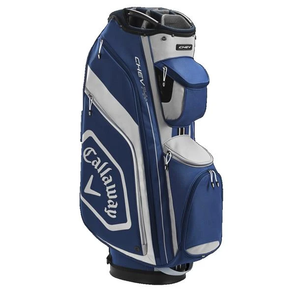 Callaway Chev 14+ Cart Bag Navy Silver - Image 2