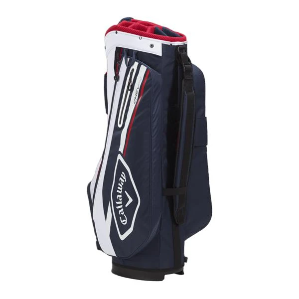 Callaway Chev Dry 14 Cart Bag Navy White Red - Image 3