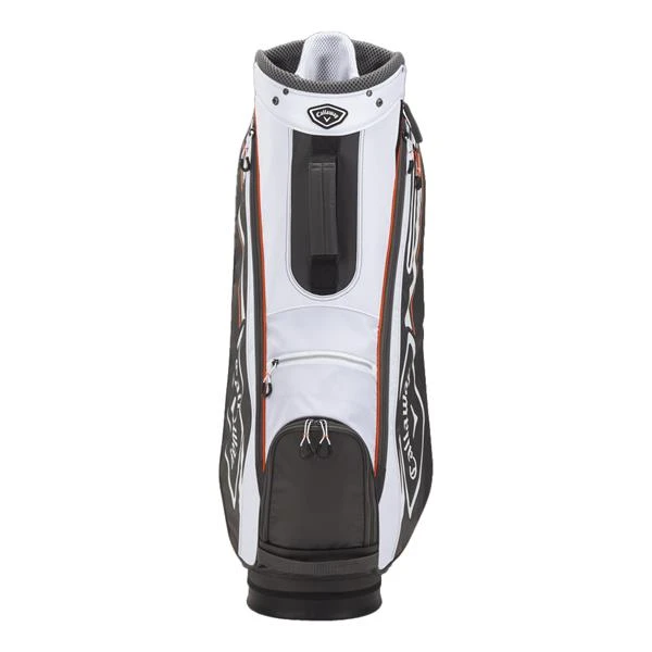 Callaway Chev Dry 14 Cart Bag Charcoal White Orange - Image 4