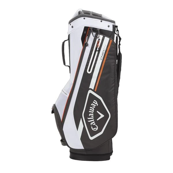 Callaway Chev Dry 14 Cart Bag Charcoal White Orange - Image 6