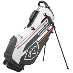 Callaway Chev Dry Stand Bag Charcoal White Orange