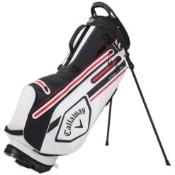 Callaway Chev Dry Stand Bag White Black Fire