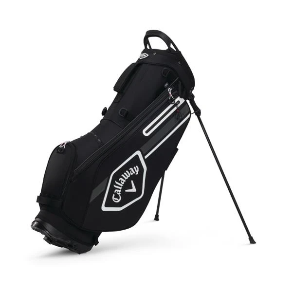 Callaway Chev Stand Bag Black Charcoal White