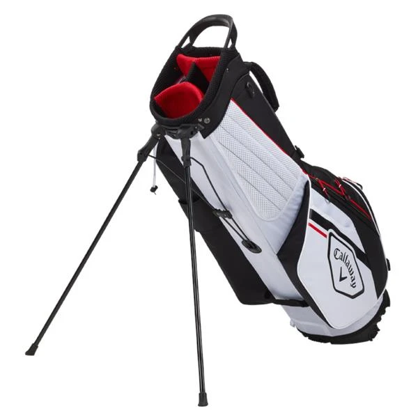 Callaway Chev Stand Bag White Black Fire - Image 3