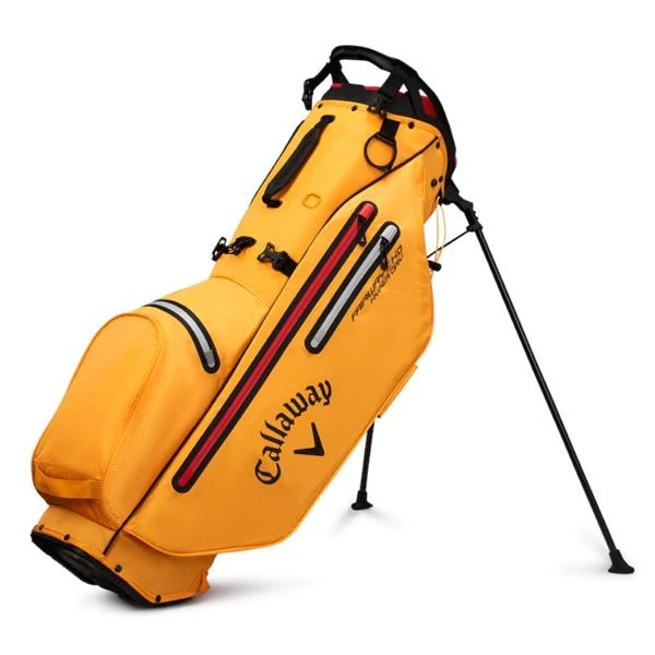 Callaway Fairway C HD Dbl Stand Bag Gold Fire Red