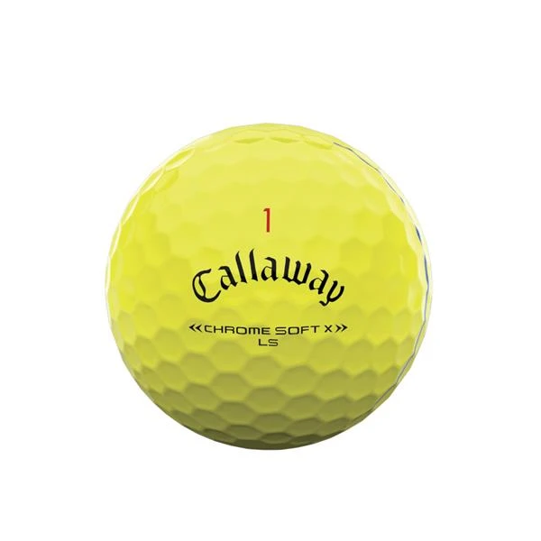 Callaway Chrome Soft X LS Triple Track Balls Yellow - Image 2