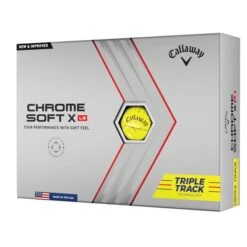 Callaway Chrome Soft X LS Triple Track Balls Yellow