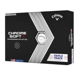 Callaway Chrome Soft X Triple Track Balls White