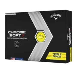 Callaway Chrome Soft X Triple Track Balls Yellow
