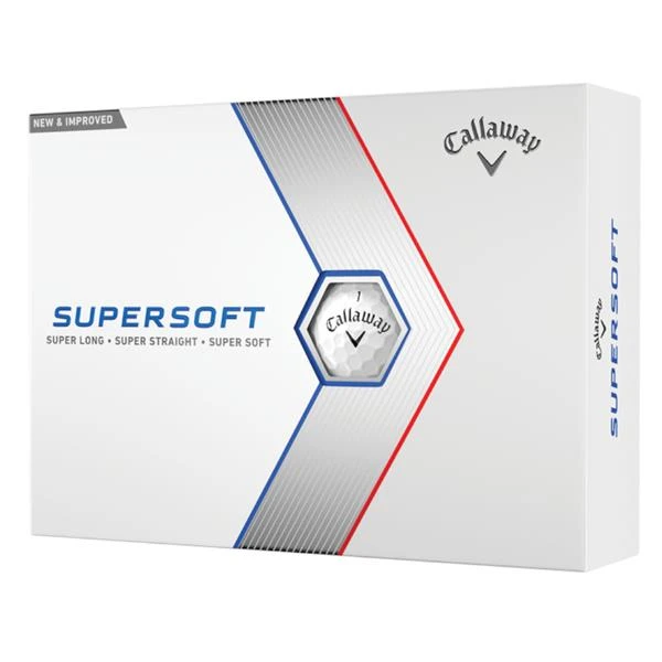 Callaway Supersoft 23 Golf Balls Dozen White