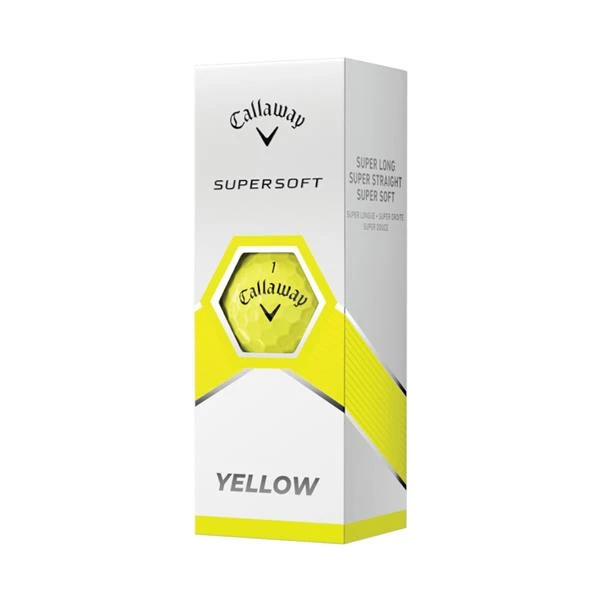 Callaway Supersoft 23 Golf Balls Dozen Yellow - Image 4