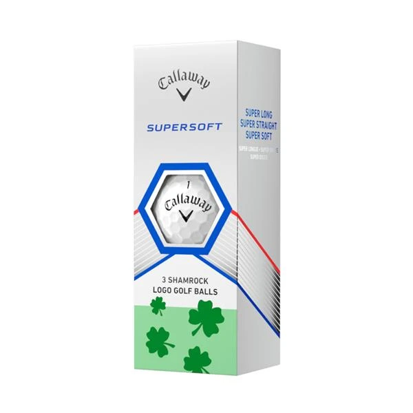Callaway Supersoft 23 Shamrock Golf Balls Dozen White - Image 4