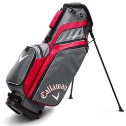 Callaway X Series 19 Stand Bag Red - Titanium - White