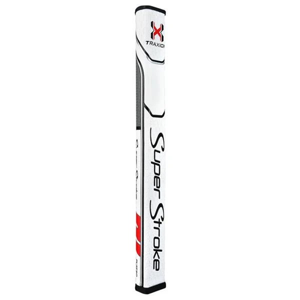 Flatso 1.0 Putter Grip White Red Silver