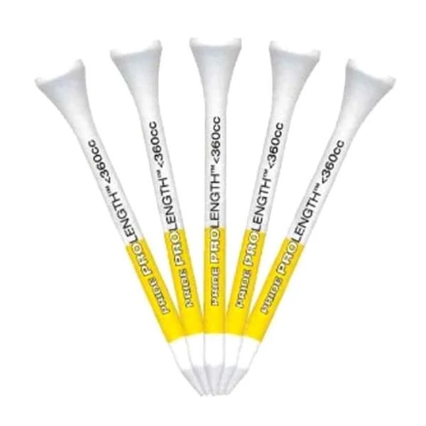 Pro Tees Wooden 2 3/4" Yellow (20 Pack) Yellow - Image 2