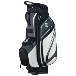 Cleveland Friday Cart Bag Charcoal - White - Black