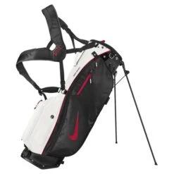 Nike Sport Lite Stand Bag Platinum - Black - Red 094
