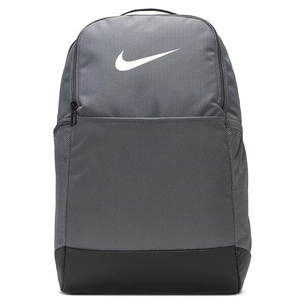 Nike Brasilia 9.5 Medium Backpack Grey Black White 026