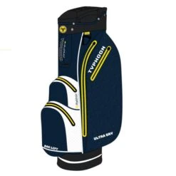 Typhoon Waterproof Cartbag Navy - White - Yellow