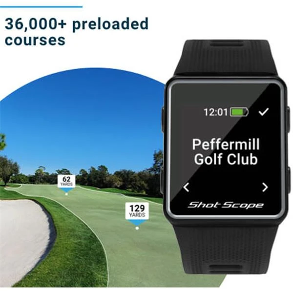 G3 Shotscope GPS Watch Black - Image 6