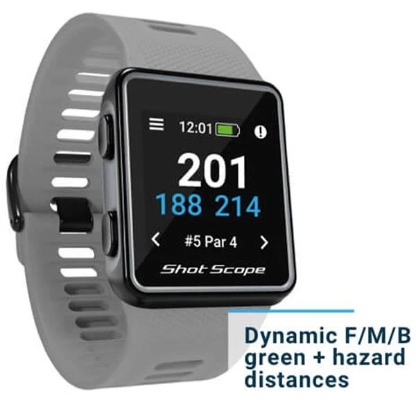 G3 Shotscope GPS Watch Grey - Image 2