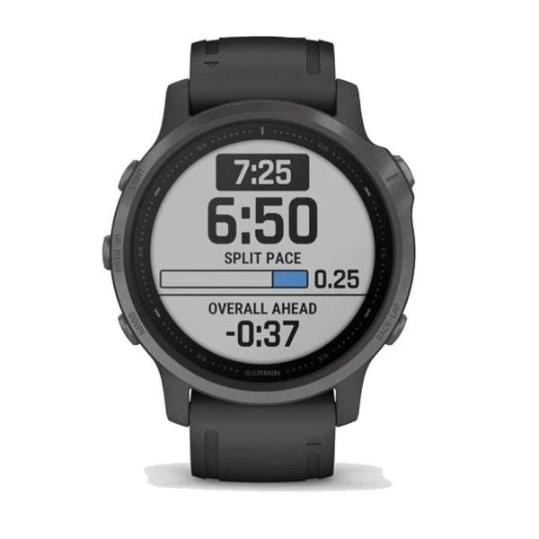Garmin Fenix 6S Sapphire GPS Watch Silver Black - Image 2