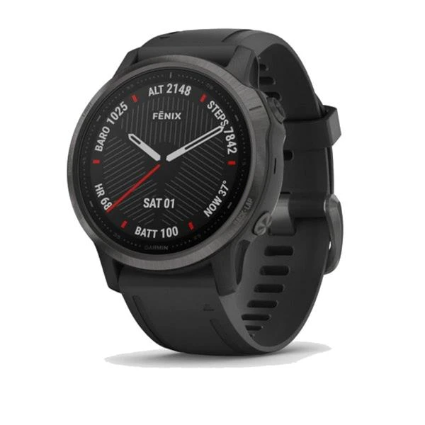 Garmin Fenix 6S Sapphire GPS Watch Silver Black