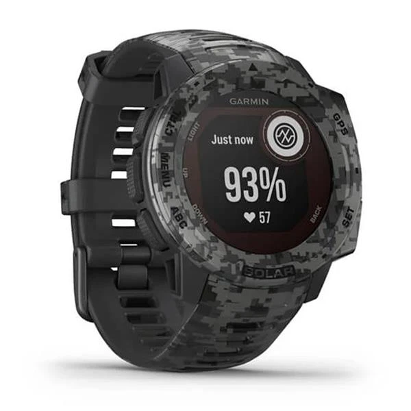 Garmin Instinct Solar Camo Edition Watch Graphite Camo - Image 3