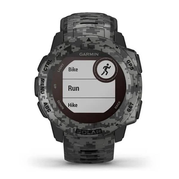 Garmin Instinct Solar Camo Edition Watch Graphite Camo - Image 4