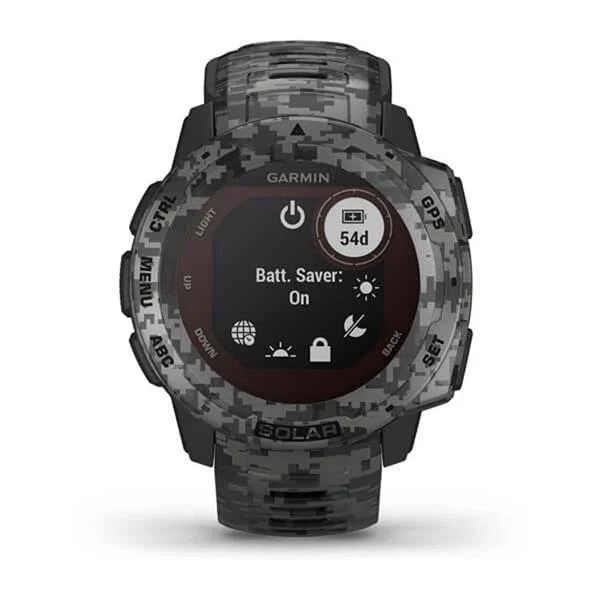 Garmin Instinct Solar Camo Edition Watch Graphite Camo - Image 6