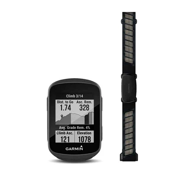 Garmin Edge 130 Plus Cycling Computer Bundle Black