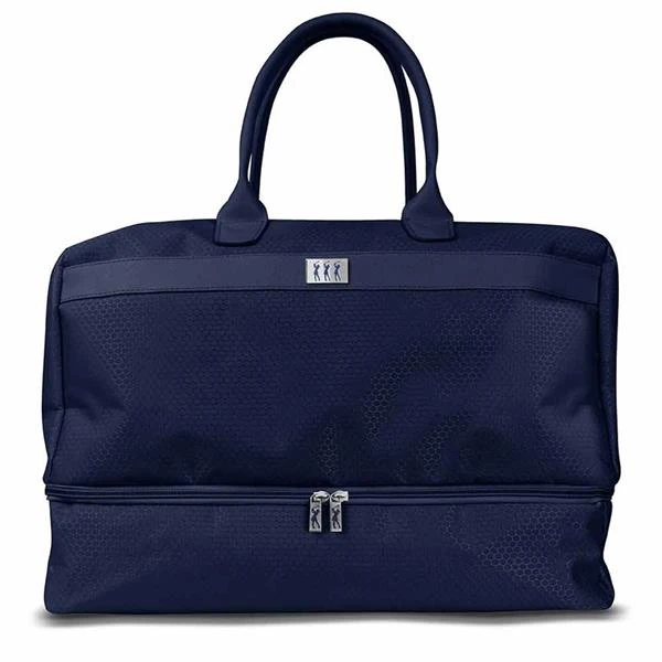 Honeycomb Holdall With Shoe Compartment Blue