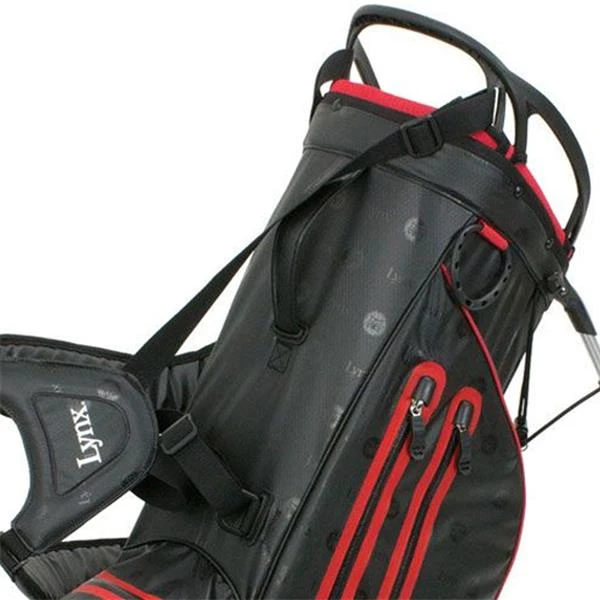 Lynx Prowler Waterproof Stand Bag Black Red - Image 2