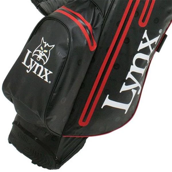 Lynx Prowler Waterproof Stand Bag Black Red - Image 3