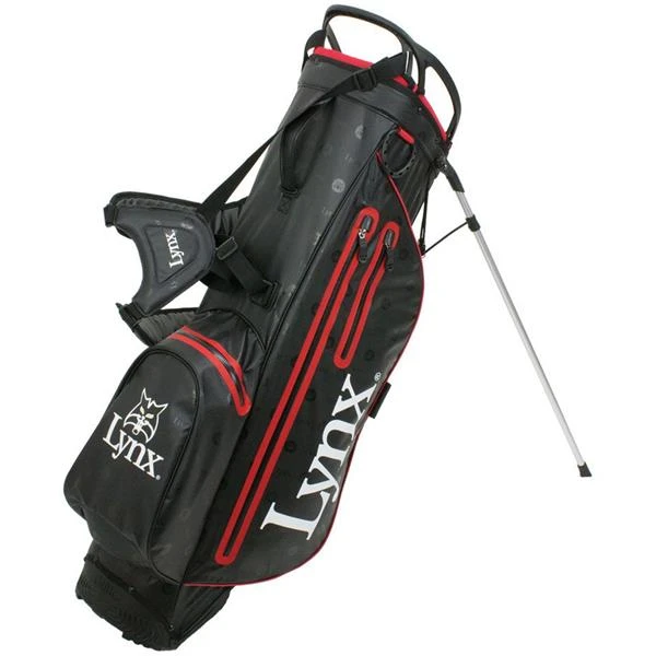 Lynx Prowler Waterproof Stand Bag Black Red
