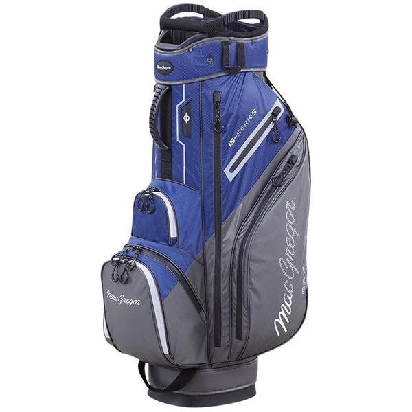 MacGregor 15-Series Water Resistant 10" Cart Bag Navy - Grey
