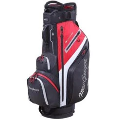 MacGregor 15-Series Water Resistant 10" Cart Bag Black Red