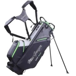 MacGregor 7-Series Water Resistant 9.5" Stand Bag Black Grey