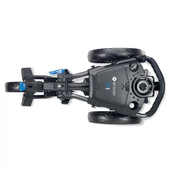 Motocaddy P1 Push Trolley Blue - Image 4
