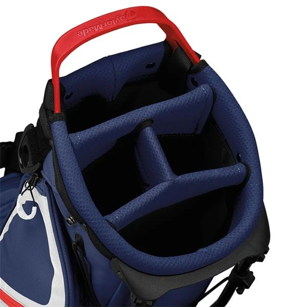 TaylorMade Flextech Lite Stand Bag Navy - White - Red - Image 2